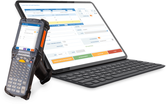 Warehouse Management Software Scanner and Tablet