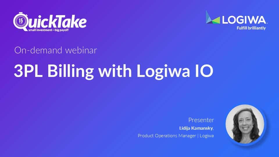 3PL Billing with Logiwa IO 3PL Billing with Logiwa IO